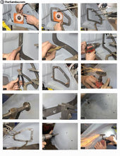 Load image into Gallery viewer, #BY01 Washburn Windows: Carburetor / Engine Bay Access Panels for Bug (large version)