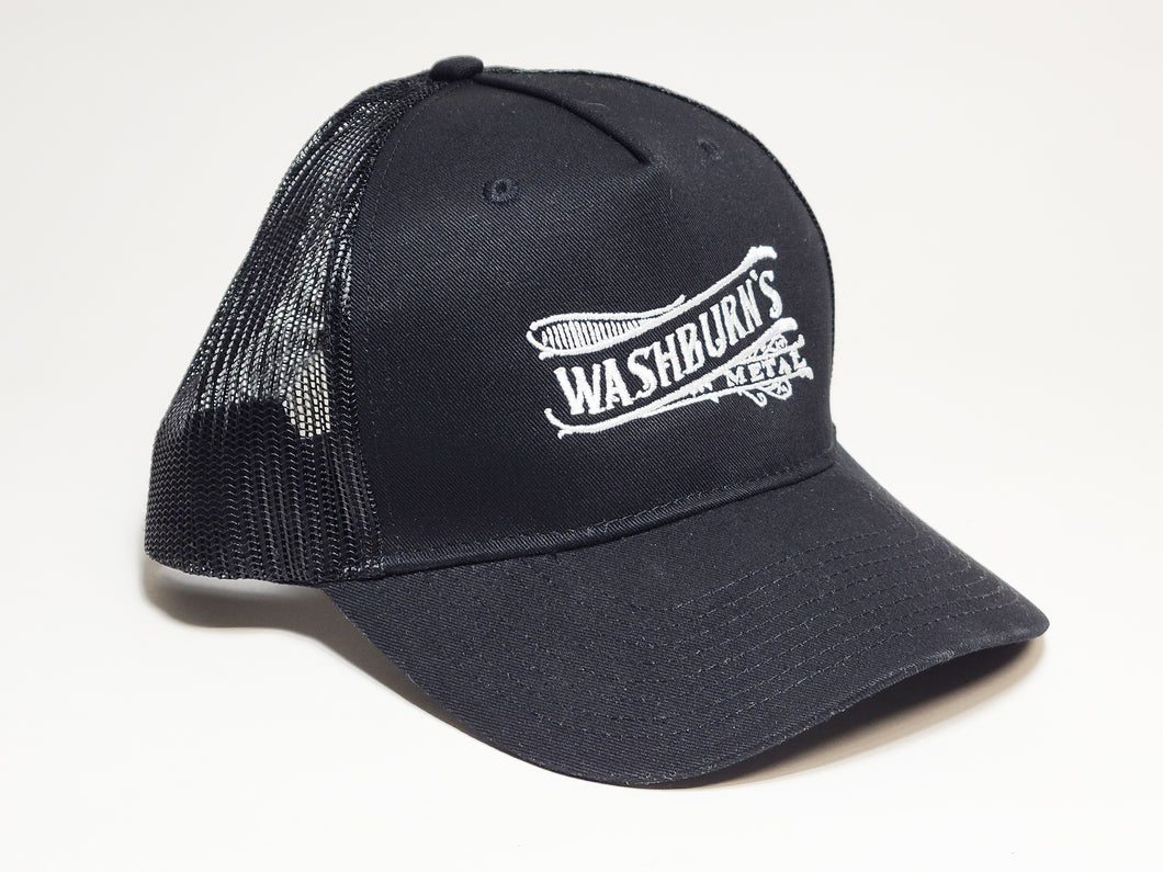 #WH01 Clothing: Washburn's Metal Trucker Hat