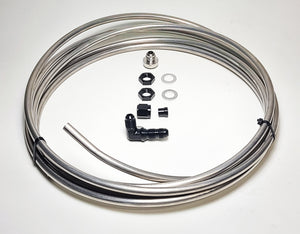 #E02 Fuel Line: Stainless -6 AN (3/8") Fuel Line Kit For Volkswagen Chassis