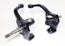 Load image into Gallery viewer, #R53L  Late Ball Joint Spindles (Late &#39;68-1977), Original GERMAN part, Refurbished &amp; Powdercoated
