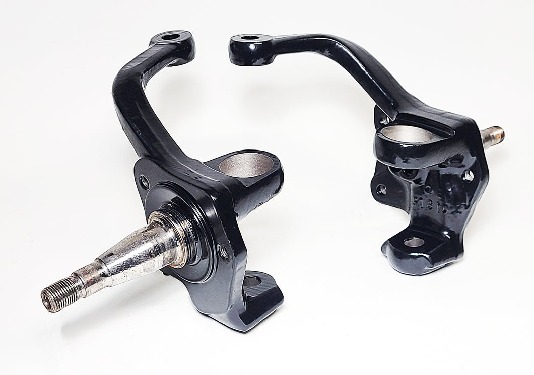 #R53L  Late Ball Joint Spindles (Late '68-1977), Original GERMAN part, Refurbished & Powdercoated