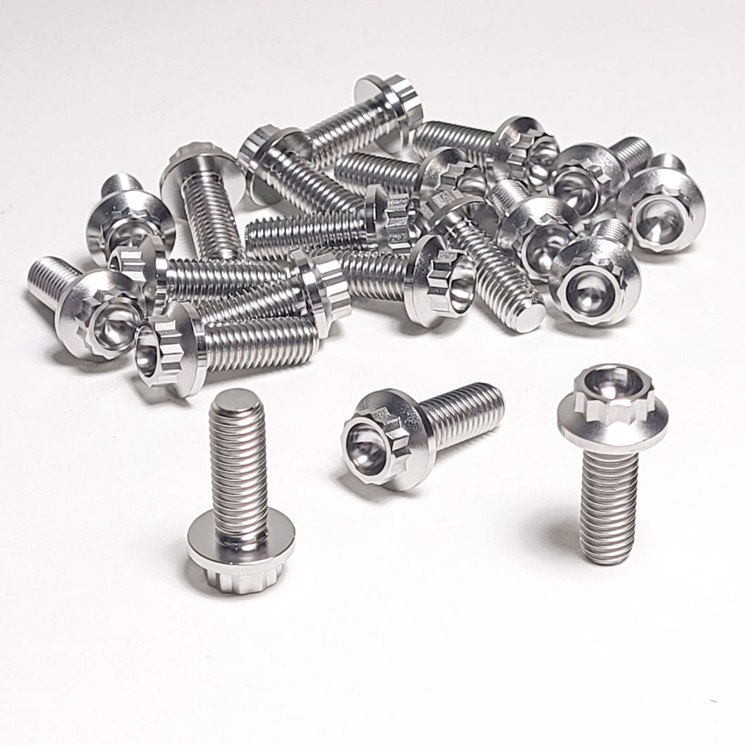#A12-T Titanium 20-piece 8mm x 1.25mm bolt kit