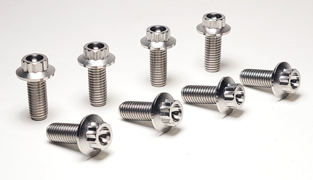#A15-T  Titanium Front Beam to Body & Shock Tower To Body Bolt Kit (8 PIECES)