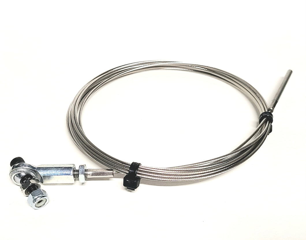 #C05 Bus Throttle Cable, all years, heavy-duty stainless steel