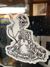 Load image into Gallery viewer, #WS03 Sticker: Washburn’s Metal Skeleton

